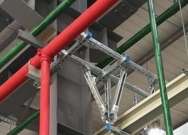 黄石港该抗震支架的整体式支吊架结构协调性好